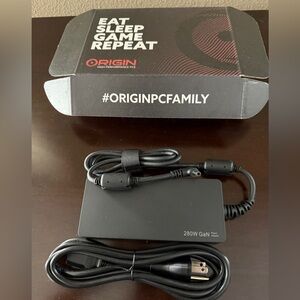 EON16-X Origin PC Power Adapter. New open box